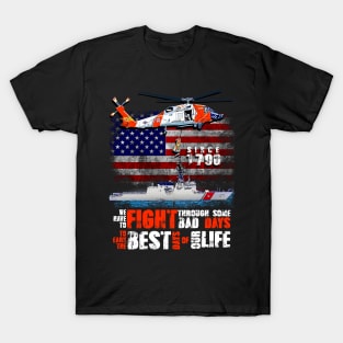 US Coast Guard Veteran T shirt Vintage Veteran Flag T-Shirt